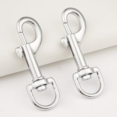 15mm Chrome Snap Swivel Clasp Bag Hardware 3/5 Inch Bolt Eye Swivel Hook for Dog Leashes