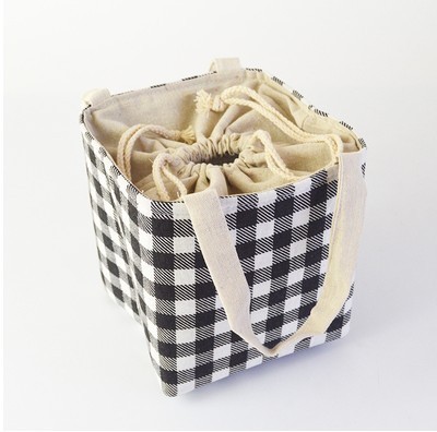 Aluminium Foil Thickened Insulated Cooler lunch Bag Thermal Transfer Pattern