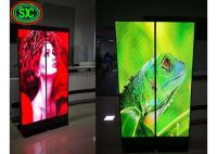 Frecuencia de actualización al aire libre flexible de la prenda impermeable 1920hz de la exhibición P4.8 del cartel de HD Digitaces LED