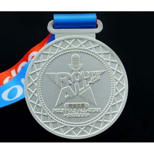 Marathon gold silver medal school running metal MEDALS sports meeting running competition medal custom logo words
