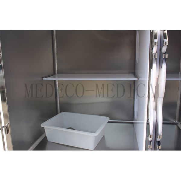 Stainless Steel High-Grade Pet Cat Cage With Middle High-Strength Acrylic Plate Design