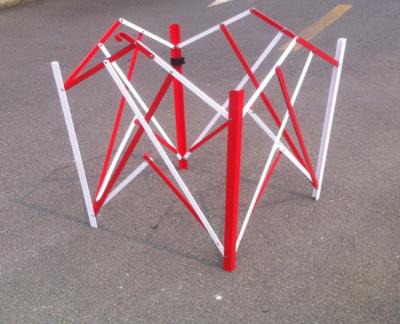 Barreira expansível personalizada isolamento da estrada dos acessórios da cerca do metal do tamanho