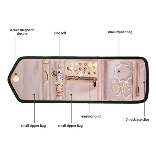 Складная ювелирная сумка ПОРТАБЛИЧНАЯ Ювелирная сумка Хранение ювелирных изделий