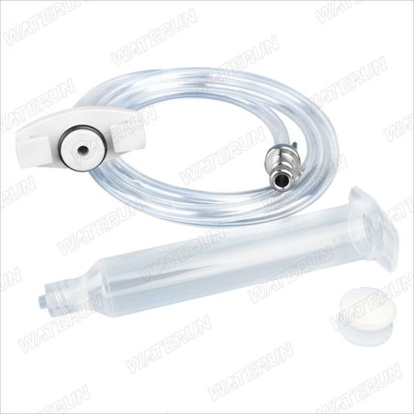 TS White Durable Dispensing Barrels , Plastic Syringe Adapter Set