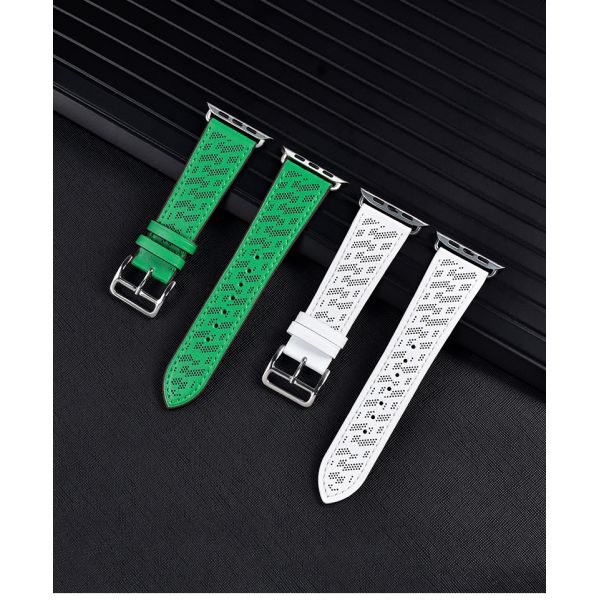 Irregular Polka Dot Genuine Leather Strap · 38~49mm | OEM