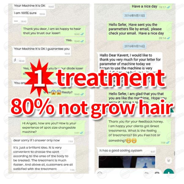 Touchscreen Modern Diode Laser Hair Removal Machine 1200w