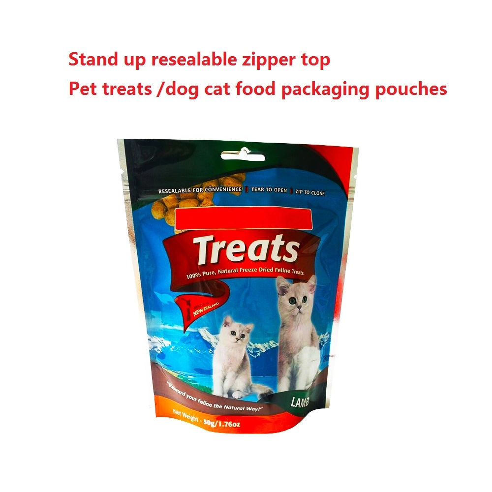Laminated  Stand Up Animal k Pet Food Bags