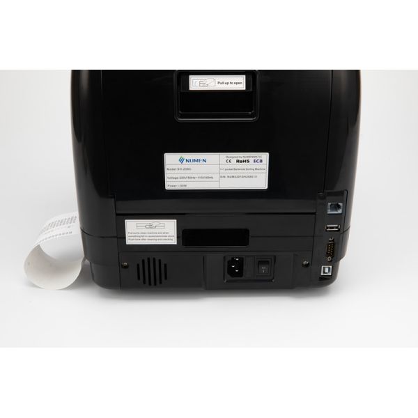 деньги 50W считая машину YS-208C банкноты кармана машины 2 сортируя