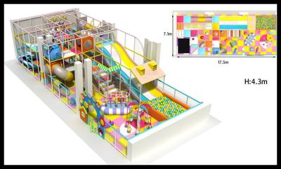 Better Middle Size Community Multiple Children Soft Indoor Playground With Slide