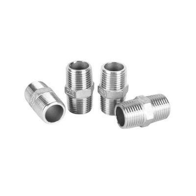 Stainless Steel Threaded Nipple Hose Nipple for DIN2999 Threaded Hexagon Head DIN2999