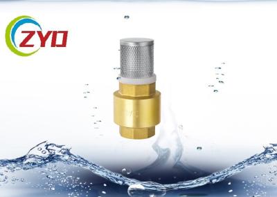 Silencing Spring Lifting Brass Plumbing Valves Vertical Type 1/2 - 4 Size