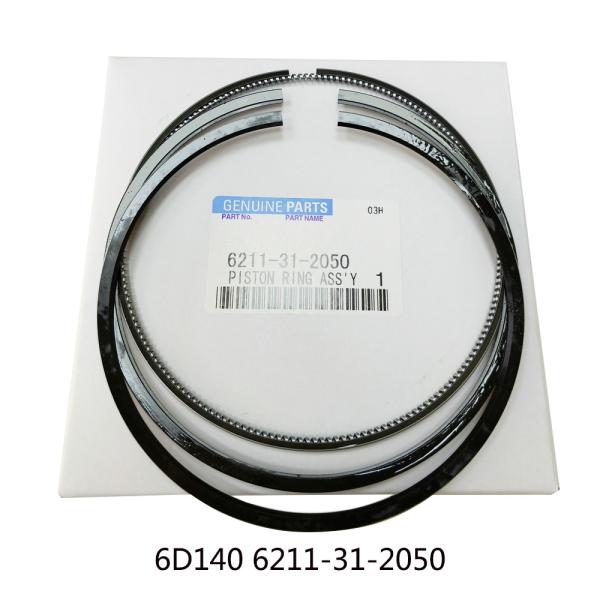 Engine Piston Rings Replacement 6D140 Piston Ring Set  6211-31-205