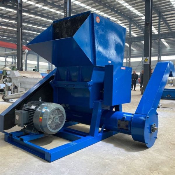 800kg/h Plastic Crusher Machine for PET Scrap and Waste Film Recycling Easy