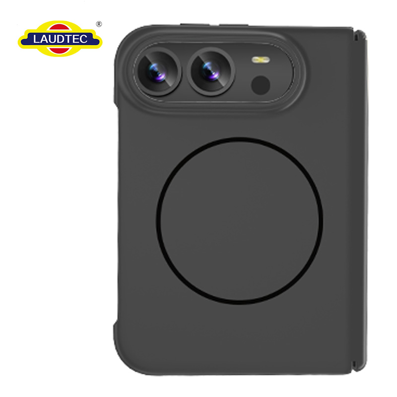 Laudtec Premium Foldable Magnetic Mobile Phone Case for iPhone Fold Matte Skin-Feel Shockproof Protective Cover Ultra-light Feel