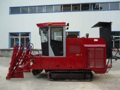 4ZL whole stalk sugarcane combine harvester
