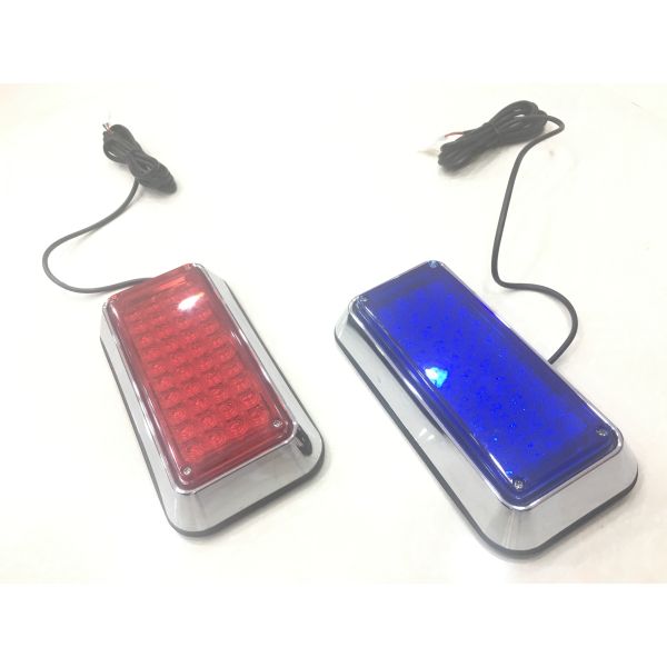 Голубая & КРАСНАЯ предупреждающая голова света СИД полиции водоустойчивая для аварийных машин