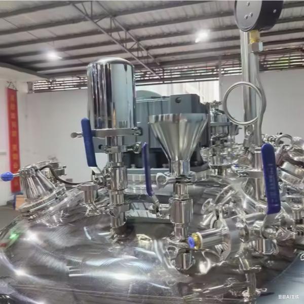 Tipo fijo mezclador homogeneizador de acero inoxidable combinado 1000L para cosméticos