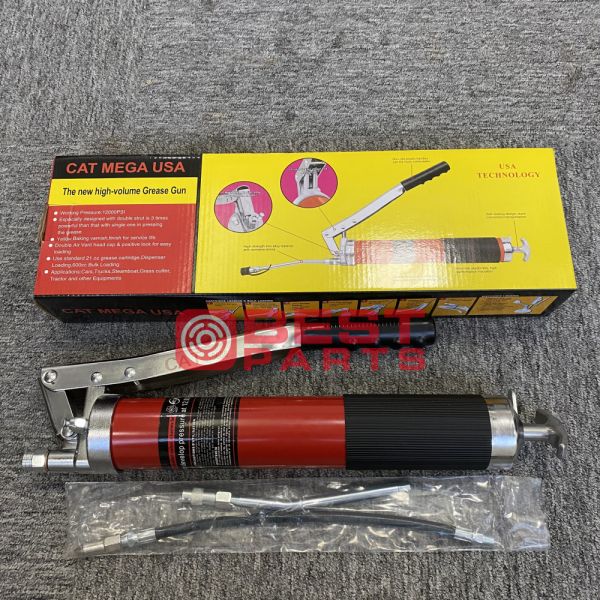 Construction Excavator Spare Parts Double Piston Grease Gun 600cc