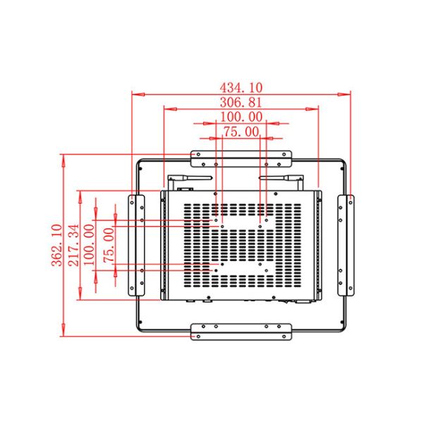 19-Inch Monitor for Security Systems and Public Information Boards