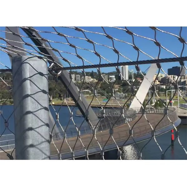 30 лет SS316 Нержавеющая сталь проволока веревка железобетонная сетка для балюстрады