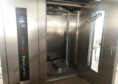Double Door Bakery Rack Oven 64 Trays Two Trolley With Italy Burner