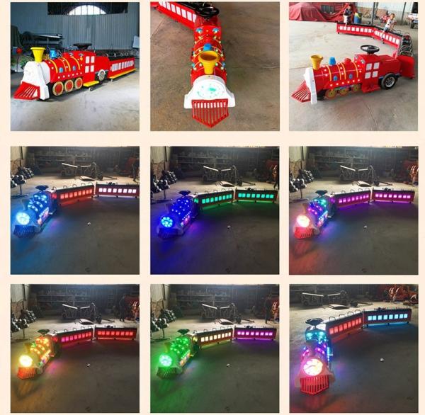 Amusement Mini Trackless Tourist Train Rides For Indoor Children'S Play