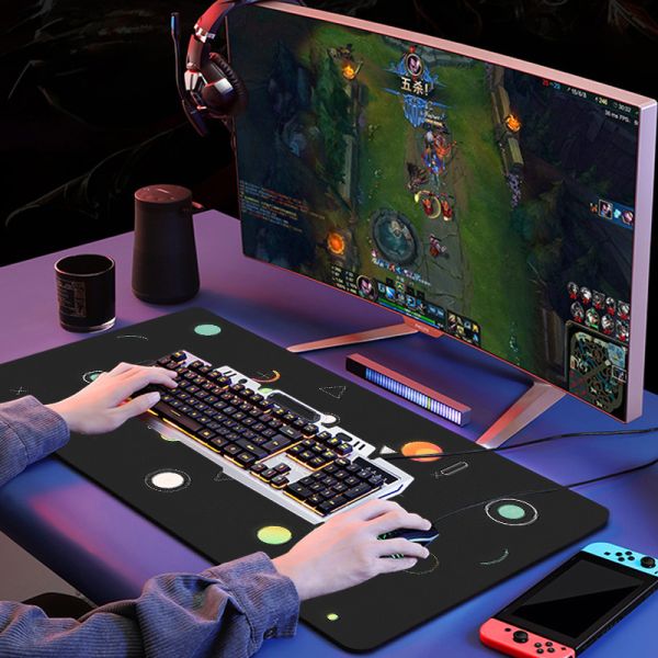 NO Wireless Charging Custom Gaming Mouse Pad Xxxl Sublimation Hot Transfer with Edging