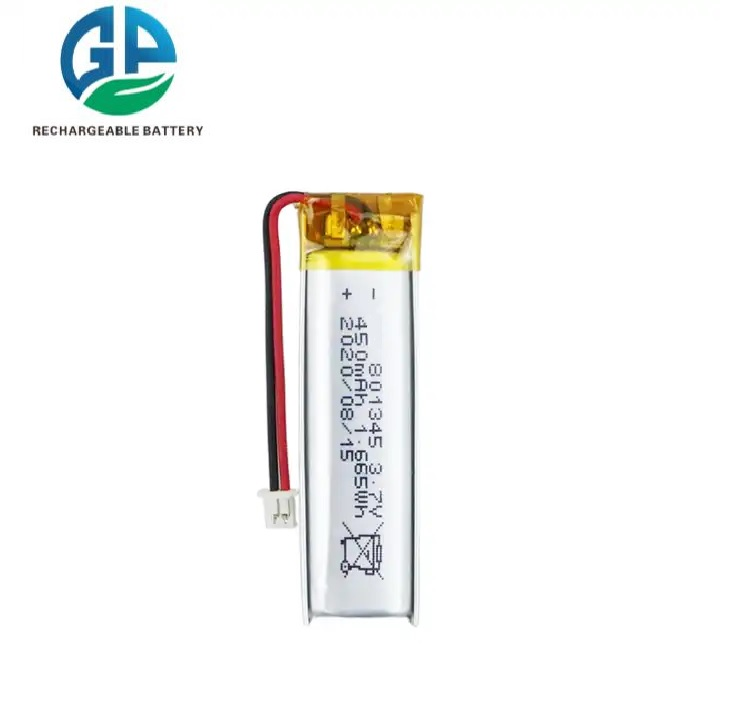 CB IEC62133 Ли-ионный аккумулятор 3.7В Литийный аккумулятор 801345 450mAh Умный домашний литийный аккумулятор
