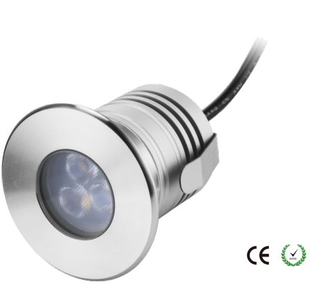 IP68 3 anos de garantia 10 metros luz LED subaquática para paisagem luz LED subaquática para piscina praça