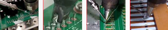 2 ось машины 4 PCB голов робототехнических паяя с 1 таблицей