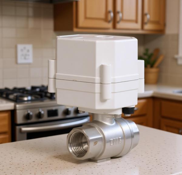 Etrany 1/2 DN15 SS304 NPT Ball Valve Normally Closed DC9-24v Motorized Water Flow Regulation Control 0.5m Cable ODM OEM