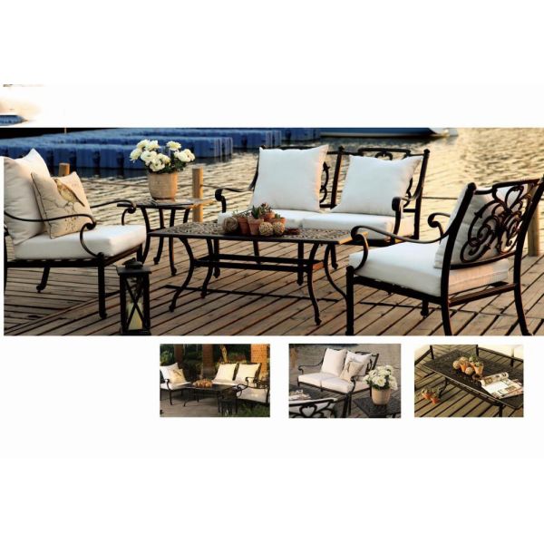 Vintage Metal Stool Cast Iron Table And Chairs Powder Coated And Painting