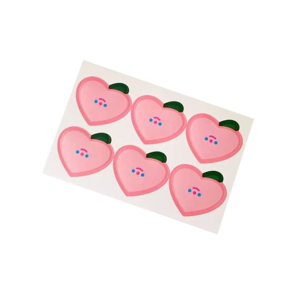 Creative Cartoon Round Fragrance Incense Face Mask Sticker Books Stickers