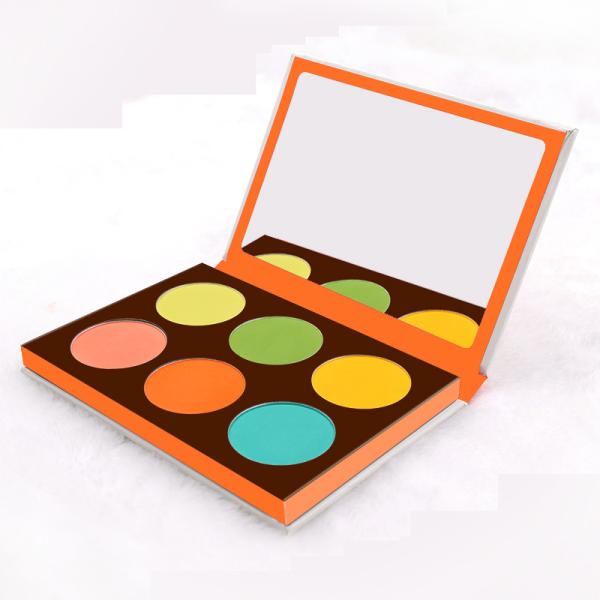 OEM 6 Color Powder Glitter Eyeshadow Shimmer With Highlighter