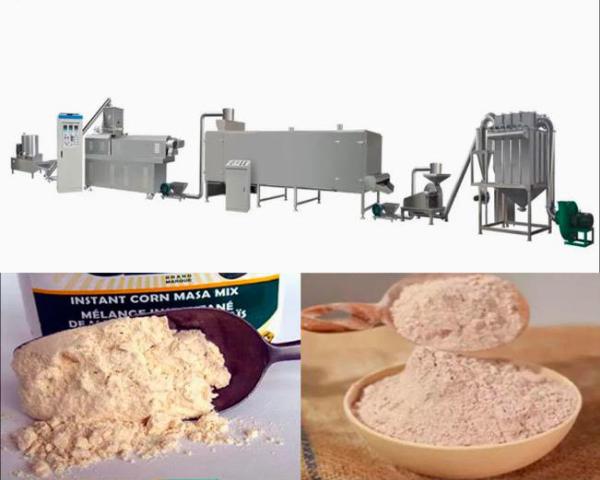 Ligne nutritionnelle expulsée de traitement des denrées alimentaires des produits alimentaires de farine de poudre de bébé de riz