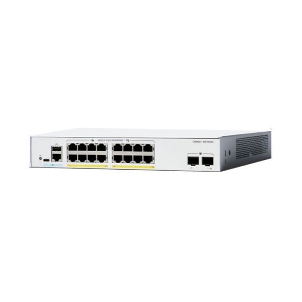C1300 series 16 X10/100/1000 Ethernet POE+ ports 2X1G SFP 10 Gigabit ethernet Switch C1300-16P-2G