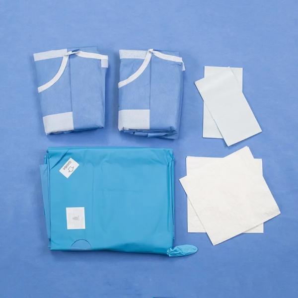 Medical Polymer Fabric Sterile Surgical Drapes EOS Nonwoven For B2B Customers