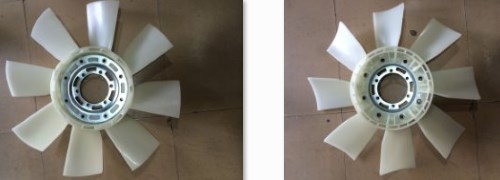 Japanese Truck Parts Engine Cooling Fan Blade / Radiator Fan For ISUZU VC46 6HK1 REWARD OEM 8-97600026-0 8-98073467-0