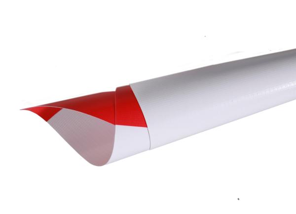 Long Lasting Polyester Fabric PVC Striped Tarpaulin 500DX500D 18X12 500G