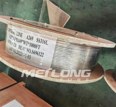 Duplex 2205 SS Hydraulic Tubing Control Line Thin Capillary Tubes For Down Hole
