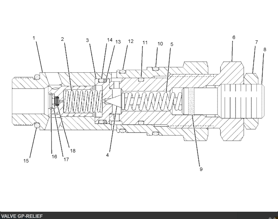 171-0030 High Pressure Relief Valve