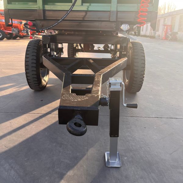 Agricultural Four Wheel Farm Trailer Two Axle Green Colour 7CX-5 5T