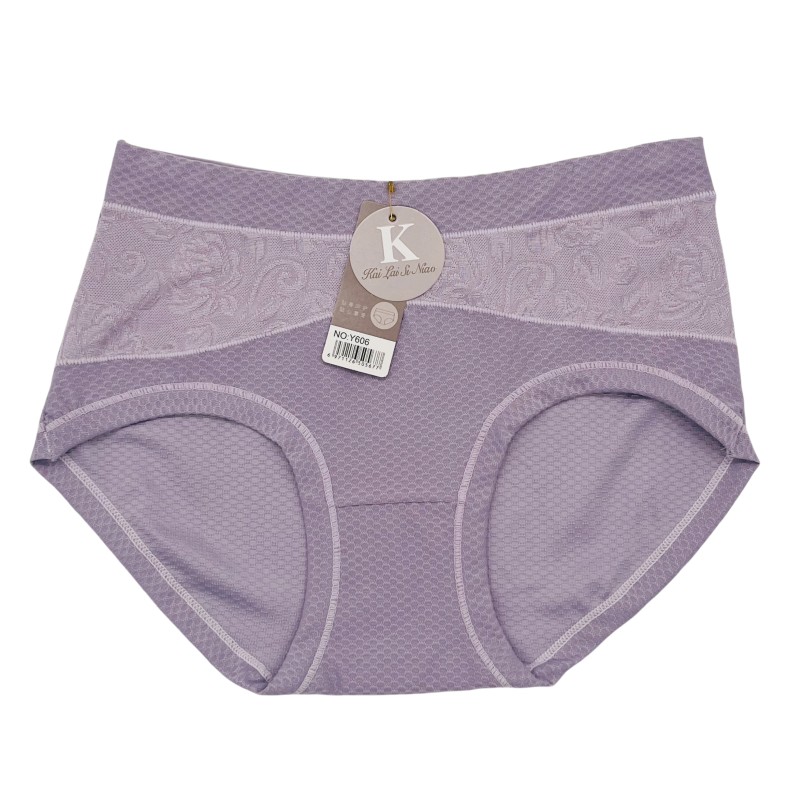 High Quality Women's Panties Breathable Cotton Underwear Sexy Adults Plus Size Knitted Jacquard Panty