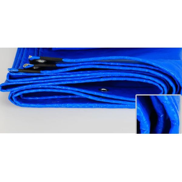 hoja azul de la lona de la anchura de los 4m/lona plástica de la hoja con Sun - resistente