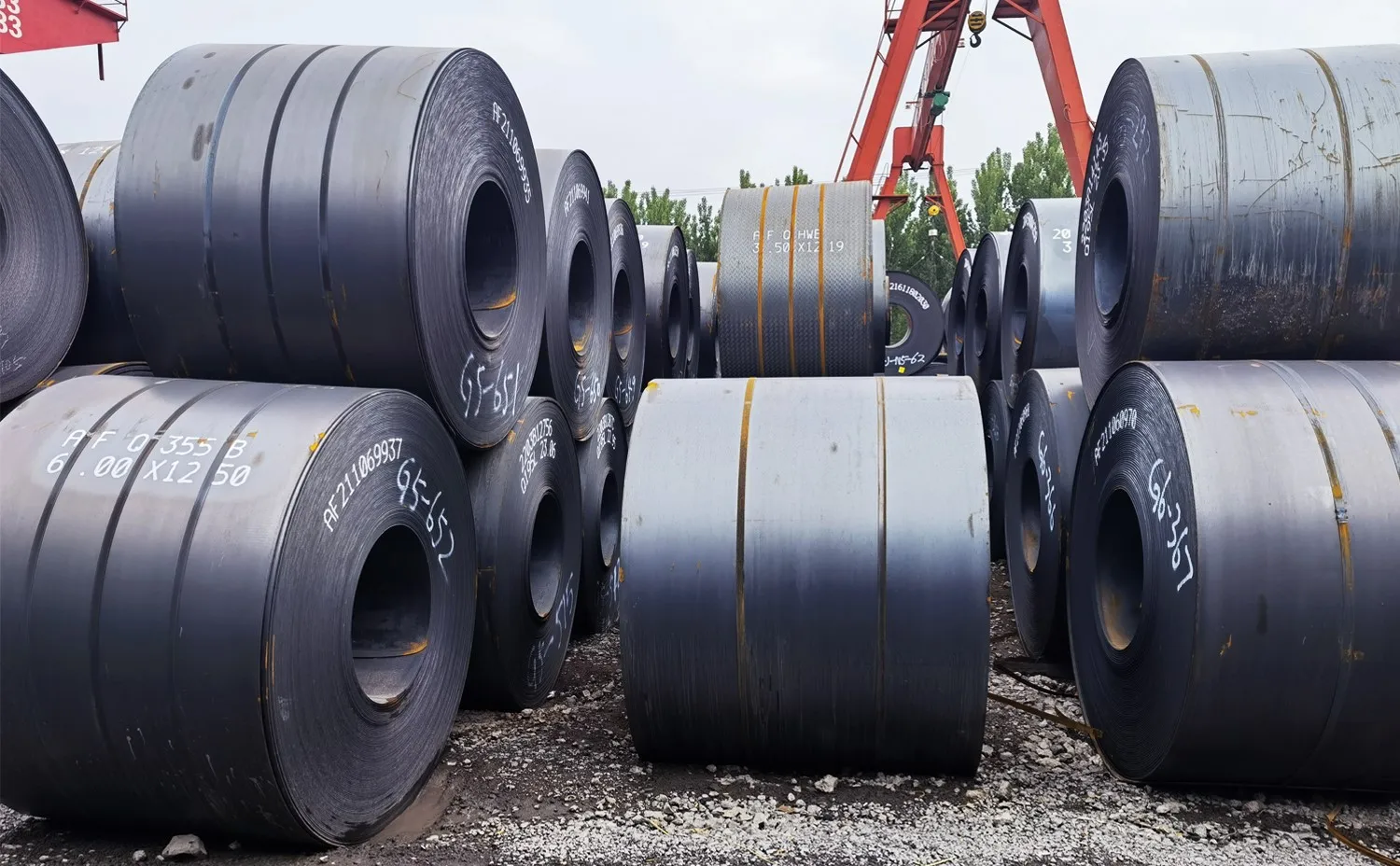 TISCO Высокое качество HR ASTM A36 A283 1045 Катушка из углеродистой стали, горячо проката для производства