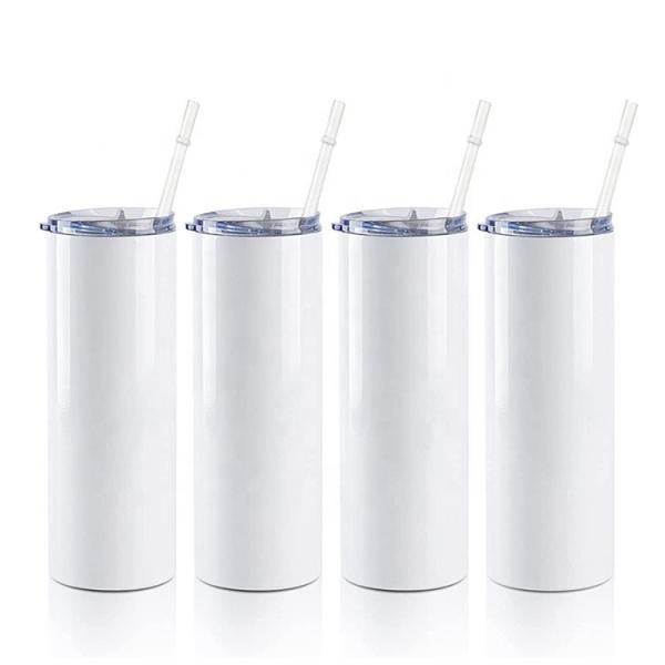 Copo de transferência de calor de aço inoxidável personalizado para sublimação de tintura caneca de café para viagem