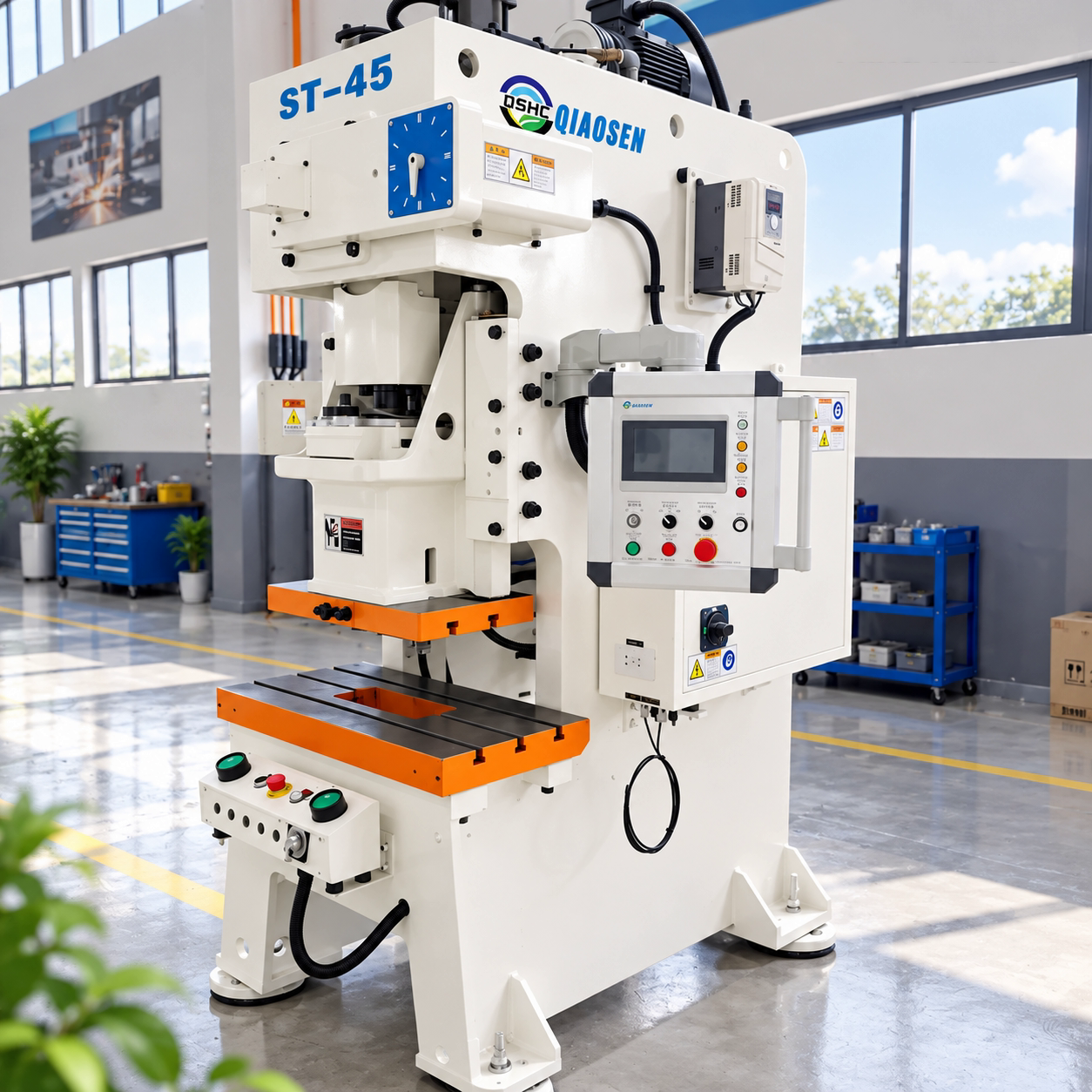 45ton High Precision C Frame Punch Press with Hydraulic Overload Protection for