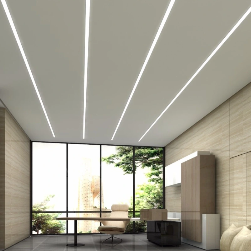 LED high-purity aluminum profiles with embedded decorative edges