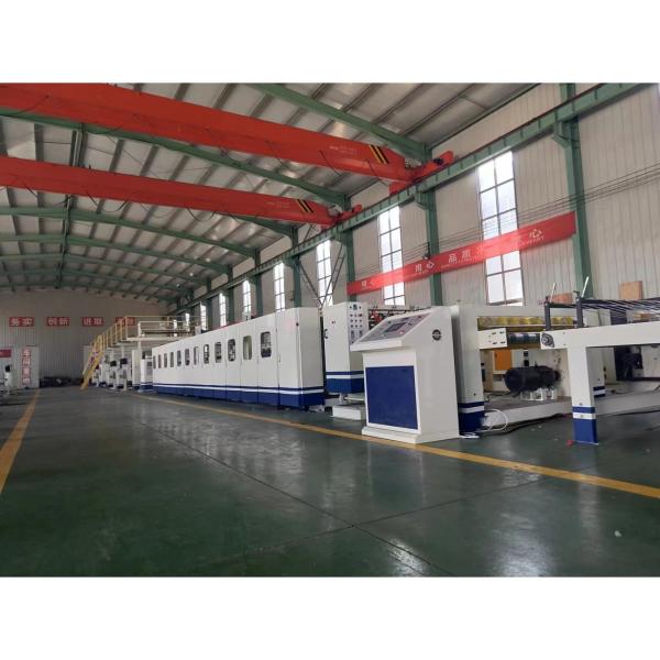Suporte técnico avançado Linha de produção de cartão ondulado de 3 camadas 3000x1600x2000mm