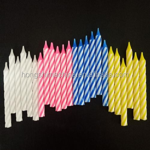 Industrial light birthday candle production machine manual spiral wax candle making moulding machine price